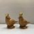 Crafts Resin Decorations Imitation Wood Color Couple Bird Ornaments Modern Home Decoration Technology Gift Factory Direct Sales