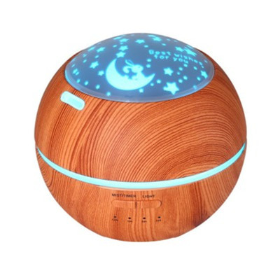 Wood Grain Light and Shadow Humidifier Home Creative Atmosphere Night Light Aroma Diffuser USB Mini Air Purification