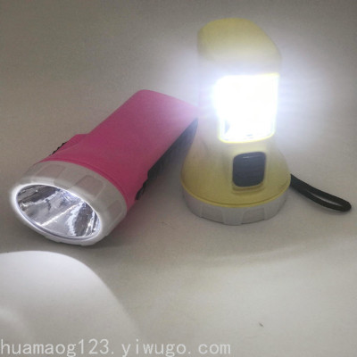 African Flashlight 1AAA Battery Flashlight Cheap Plastic Flashlight Dry Battery Small Flashlight