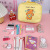 New Ins Style Cute Cartoon Purple Yellow Multi-Functional Lazy Buggy Bag Travel Waterproof Wash Cosmetic Bag