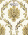 Wallpaper PVC European-Style Deep Embossed 3D Luxury Gold Powder Large Flower AB Surface Wallpaper