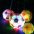 Hot Sale Electric Dancing Football with Rope Luminous Music Vibration Jumping Ball Children's Toys Stall Supply Wholesale