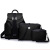 Korean Style Travel Bag Black with New Waterproof Nylon Women's Backpack Women's Oxford Cloth Backpack