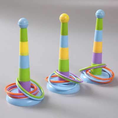 Children's Throw the Circle Toys Creative Parent-Child Throwing Ring Toys Children's Decompression Jenga Kindergarten Gifts