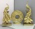 Resin Home Crafts Decoration Golden Peacock Auspicious Peacock Set Three Ornaments Business Gifts Give as Gifts