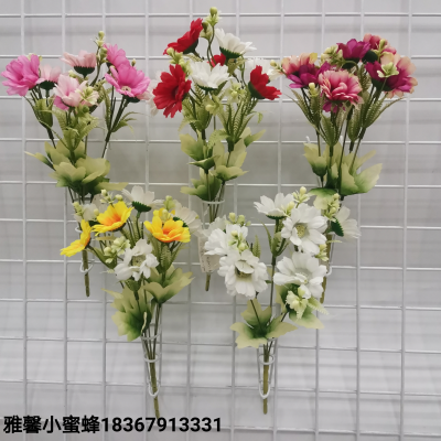 Home Decoration Flower Arrangement Materials Bonsai Pendant I5 Fork 8 Auspicious Athens Chrysanthemum E