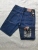 New Men's Summer Men's Jeans Shorts Men's Slim Thin Straight Elastic Capri Pants Wholesale