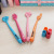 BKS Creative Stationery Students' Supplies Cute Casual Curved Color Gesture Pen Advertising Ballpoint Pen Printing Logo
