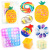 New Exotic Decompression 8-Piece Pineapple DIY Suit Fingertip Gyro Deratization Pioneer Pressure Novelty toys