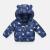 Winter Children's down and Wadded Jacket Children Baby Hooded Jacket Boys and Girls Thermal Cotton Coat Thickened Cotton-Padded Coat