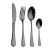 Cross-Border Stainless Steel Tableware Knife, Fork and Spoon Suit Titanium-Plated Knife, Fork and Spoon 4-Piece Stainless Steel Tableware Knife, Fork and Spoon