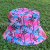 Seaside Beach Coconut Tree/Flamingo/Maple Leaf Adults/Children Blue Bottle Cap/Sun Hat