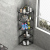 Iron Bathroom Three Angle Frame Household Folding Corner Shelf Floor Multi-Layer Bathroom Storage Rack Bathroom Corner Bracket Angle Frame