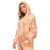 European and American AliExpress New Coral Fleece Home Wear Hooded Thickened Tie-Dyed Pajamas Warm Suit