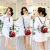 2020 New Two-Color Color Block Bag Multi-Pocket Single Shoulder And Double Shoulder Handbag Crossbody Bag Stall 11814