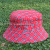 Small Plaid Adult/Child Blue Bottle Cap/Sun Hat