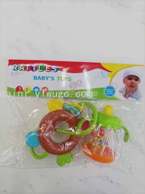 Newborn Baby Rattle Toys 0-1 Years Old Baby Early Childhood Education Grip Can Be Teether 3-6 Months Old Baby Comfort