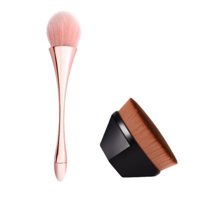 Trending on TikTok Same Style with Lid No. 55 Magic Makeup Large Face Brush Smear-Proof Makeup Small Waist Powder Foundation Brush Spot