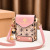 Mobile Phone Bag Female Messenger Bag 2021 New Trendy Textured One-Shoulder Bag Simple Western Style Mini Bag Stall 11817