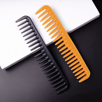 Cross-Border Portable Men's Wide-Tooth Comb Comb for Greasy Hair Pointed Tail Home Hair Salon Spot Hair Tools