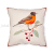 Chinese Style Embroidery Pillow Country Fresh Sofa Cushion Cover Flower-Bird Pattern Car Cushion Backrest Waist Pad