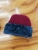 Men's Autumn and Winter Knitted Hat Winter Outdoor Woolen Cap plus Velvet Warm Two-Piece Suit