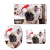 One Piece Dropshipping Flannel Toilet Lid Set Pattern Custom Christmas Dogs and Cats Printing Toilet Foot Mat 