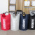 Home Large Capacity Clothing Storage Bag Oxford Cloth Double Layer Laundry Bag round Aluminum Handle Laundry Basket