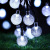 Christmas Festival Led Solar Bubble Ball Colored Lights Lighting Chain Outdoor Courtyard Lawn Decoration Bubble Ball Atmosphere Light