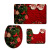 Cross-Border Christmas Toilet Mat Three-Piece Merry Christmas Custom Floor Mat Can Be One Piece Dropshipping