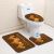Thanksgiving Bathroom Toilet Three-Piece Floor Mat Door Mat Bathroom Carpet EBay Amazon AliExpress Spot Supply