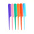 Beizi Colorful Flat Pointed Tail Comb Cross-Border Hot Barber Shop Household Hairdressing Dense Gear Comb Makeup Tools