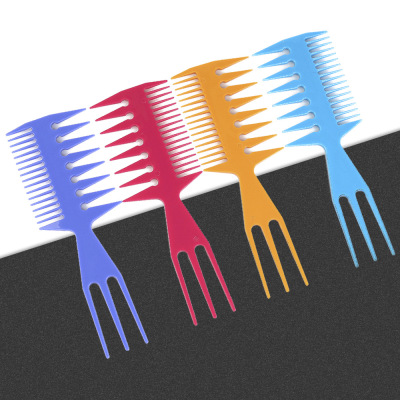 Factory Direct Supply Three-in-One Hair Comb Barber Shop Hair Salon Comb for Greasy Hair Width Large Tooth Comb Spot Hair Tools