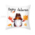 Maple Leaf pumpkin printed Thanksgiving pillow cover cross border autumn harvest peach skin velvet pillow cover cushion