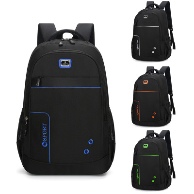 Men's Backpack Travel Leisure Business Computer Korean Fashion Trend High School Student Schoolbag Travel Backpack