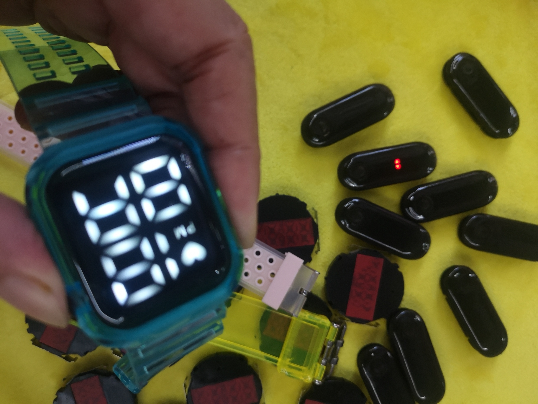 电子表机芯LED手表机芯发光电子配件机芯