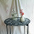 Retro Nordic Practical Distressed Bed & Breakfast Iron Folding Small Coffee Table Tray Artistic Designer Cool Side Table