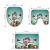 TEMU,TK Toilet Carpet Three-Piece Set Christmas Snowman Foot Mat Bathroom Non-Slip Mat Amazon Hot Sale 3D Digital Printed Mat
