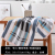 Foam Blue Horizontal and Vertical Strip Special Pure Cotton Sliver Face Cloth Soft Fashion Clothing Men's Large Towel No Wool Loss and Shedding Commercial Use