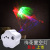 Led Plum Blossom Starry Sky Projection Lamp USB Bedroom Atmosphere Water Pattern Colorful Laser Light RGB Three Colors Small Night Lamp