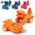 Inertial Dinosaur Toy Car Boy Car Impact Deformation Children's Toy