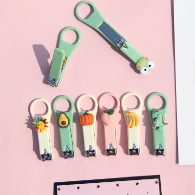 Nail Clippers Folding Nail Scissors Cute Portable Manicure Portable Small Size Nail Clippers Custom Gift