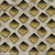 PVC Rhombus Block Gold Powder Pattern Deep Embossed 3D Wallpaper