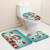 TEMU,TK Toilet Carpet Three-Piece Set Christmas Snowman Foot Mat Bathroom Non-Slip Mat Amazon Hot Sale 3D Digital Printed Mat
