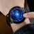 Creative Korean Version Personality Fashion Trend Men's and Women's Student Couple Watch Luminous Starry Sky Glow Watch