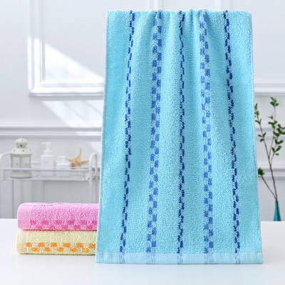 Towel Pure Cotton Wholesale Absorbent Lint-Free Adult Bathing Face Cloth Adult Home Large Towel Rolls Thick Wave