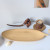 INS Vintage Distressed Tray Wooden Ornament Decoration Leaf Tray Photography Props Staged Photography Tool Photo Decoration