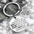 Stainless Steel Key Ring Ornament Fashion Custom Text Keychain Amazon Hot Selling Stainless Ornament