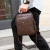 New Shoulder Bag Men's Cross-Shoulder Bag Retro Men's Handbag Vertical PU Leather Shoulder Crossbody Men's Bag