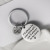 European and American Gift I'll Always Be Your Little Girl Stainless Steel Pendant Keychain